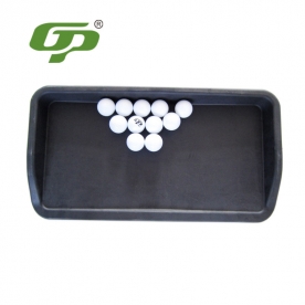 资兴厂家直销 高尔夫PU橡胶硅发球盒 golf练习场用品 打击垫装球盒